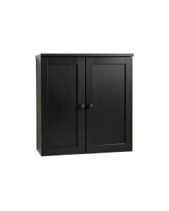 Summit Branch Wall-Mounted Laundry Cabinet - Black (synthetic illustration; no displayed measurements)