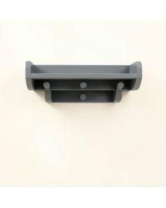 Wren Bridge Wall-Mounted Entryway Organizer Shelf - Gray (synthetic illustration; no displayed measurements)
