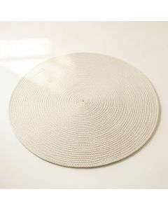 Aspen Crossing Round Area Rug - Cream (synthetic illustration; no displayed measurements)