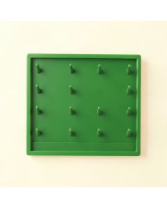 Hazel Dale Empty Wall-Mounted Tool Organizer Panel - Green (synthetic illustration; no displayed measurements)