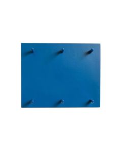 Linden Canyon Empty Wall-Mounted Tool Organizer Panel - Blue (synthetic illustration; no displayed measurements)