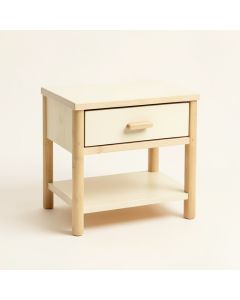 Cove Bridge Nightstand - Cream (synthetic illustration; no displayed measurements)