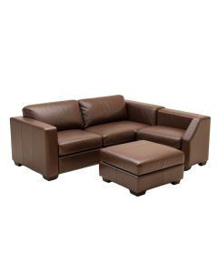 Giuliana 104 '' Wide Faux Leather Reversible Sofa & Chaise With Ottoman
