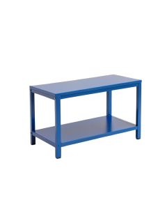 Laurel Branch Narrow Outdoor Storage Bench - Blue (synthetic illustration; no displayed measurements)