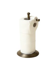 Vintage Freestanding Toilet Paper Holder (synthetic illustration; no displayed measurements)