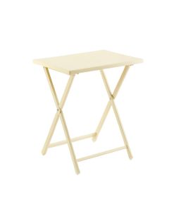 Bay Dale Compact Balcony Table - Cream (synthetic illustration; no displayed measurements)