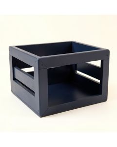 Brook Canyon Empty Furniture-Style Pet Crate - Navy (synthetic illustration; no displayed measurements)