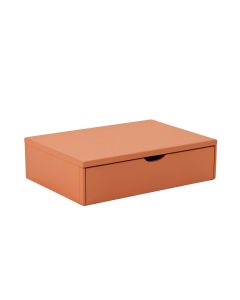 Harbor Bend Desktop Monitor Riser - Terracotta (synthetic illustration; no displayed measurements)