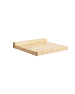 Slate Crest Wall-Mounted Cat Perch - Ivory (synthetic illustration; no displayed measurements)