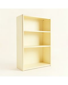 Meadow Crest Freestanding Bookcase - Cream (synthetic illustration; no displayed measurements)