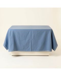Fern Dell Flat Bed Sheet - Blue (synthetic illustration; no displayed measurements)