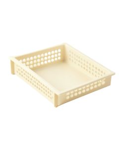 Sage Bend Empty Under-Desk Cable Tray - Cream