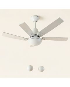 37 '' Slemp 3 - Blade Flush Mount Ceiling Fan With Remote Control (synthetic illustration; no displayed measurements)