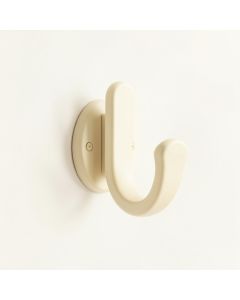 Elm Crossing Wall-Mounted Robe Hook - Ivory (synthetic illustration; no displayed measurements)