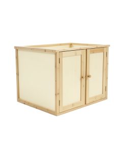 Summit Bluff Empty Furniture-Style Litter Enclosure - Cream