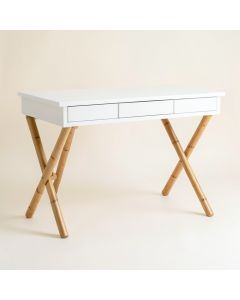 Maple Crossing Writing Desk - White (synthetic illustration; no displayed measurements)