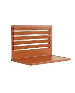 Birch Dell Wall-Mounted Entryway Organizer Shelf - Terracotta (synthetic illustration; no displayed measurements)