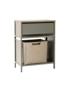 Stone Dale Freestanding Pull-Out Hamper Cabinet - Gray (synthetic illustration; no displayed measurements)