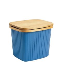 Alder Branch Laundry Hamper - Blue