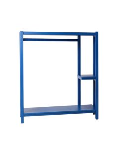 Stone Arc Empty Garment Rack - Blue (synthetic illustration; no displayed measurements)