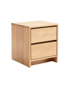 Ajeataz 1 - Drawer Solid Wood Nightstand In Light Brown