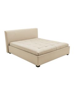 Farouk Twin Tufted Upholstered Platform Bed