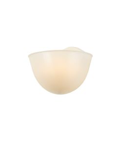 Glen Dale Wall Sconce Mounted On A Plain Wall - Ivory
