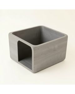 Dawn Field Empty Furniture-Style Litter Enclosure - Gray (synthetic illustration; no displayed measurements)