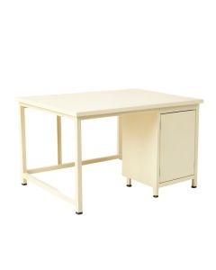 Ash Crossing Empty Workshop Workbench - Cream (synthetic illustration; no displayed measurements)