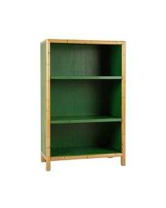 Alder Edge Freestanding Bookcase - Green (synthetic illustration; no displayed measurements)