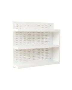 Harbor Brook Empty Wall-Mounted Tool Organizer Panel - White