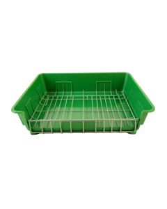 Moss Bluff Empty Under-Desk Cable Tray - Green (synthetic illustration; no displayed measurements)