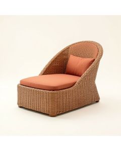 Dawn Branch Outdoor Lounge Chair - Terracotta (synthetic illustration; no displayed measurements)