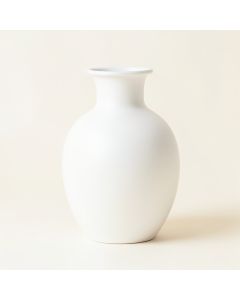 Shore Arc Empty Decorative Vase - White (synthetic illustration; no displayed measurements)