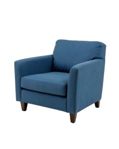 Kelsi Upholstered Parsons Chair In Blue (synthetic illustration; no displayed measurements)