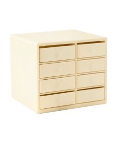 Elm Canyon Small-Parts Storage Drawer Cabinet - Ivory (synthetic illustration; no displayed measurements)