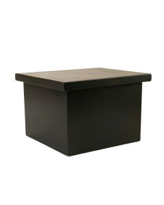 Ash Branch Closed Outdoor Storage Box - Black (synthetic illustration; no displayed measurements)
