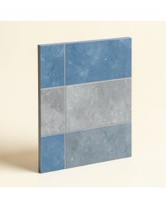 Thunderstruck 4 '' X 12 '' Porcelain Concrete Look Subway Wall & Floor Tile (synthetic illustration; no displayed measurements)