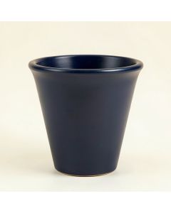 Moss Dale Empty Railing Planter With Integral Brackets - Navy (synthetic illustration; no displayed measurements)