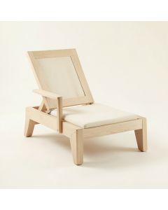 Fern Crossing Outdoor Lounge Chair - Ivory (synthetic illustration; no displayed measurements)