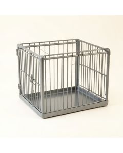 Holly Crest Empty Furniture-Style Pet Crate - Gray (synthetic illustration; no displayed measurements)