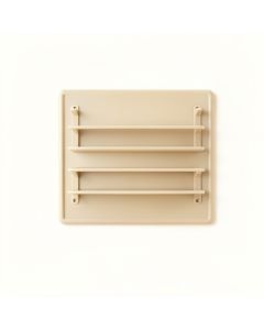 Willow Brook Empty Wall-Mounted Tool Organizer Panel - Beige (synthetic illustration; no displayed measurements)