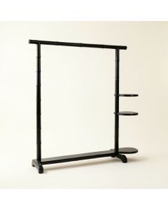Spruce Canyon Empty Garment Rack - Black (synthetic illustration; no displayed measurements)