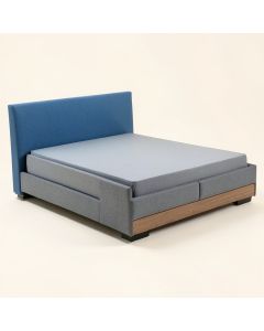 Calloway Upholstered Low Profile Storage Platform Bed (synthetic illustration; no displayed measurements)