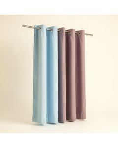 Schaeffer Solid Blackout Thermal Grommet Curtain Panels (synthetic illustration; no displayed measurements)