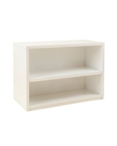 Wren Bend Low Bookcase - White (synthetic illustration; no displayed measurements)