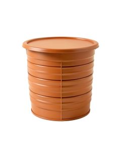 Maple Bend Closed Garden Compost Bin - Terracotta