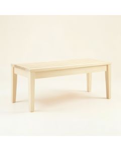 River Brook Indoor Bench - Ivory (synthetic illustration; no displayed measurements)