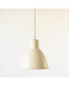 Hill Branch Pendant Light Suspended From One Plain Cable - Cream (synthetic illustration; no displayed measurements)