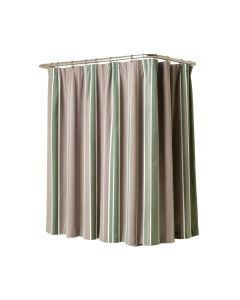 Fanshawe 13 Piece Striped Shower Curtain Set + Hooks